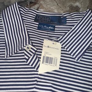 Polo Ralph Lauren Striped Polo Shirt XL, New with Tags